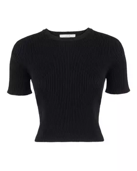 кроп-топ в рубчик LVIR