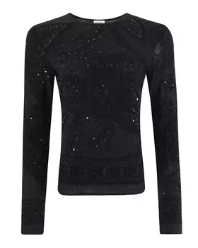 лонгслив с отделкой пайетками P.A.R.O.S.H.