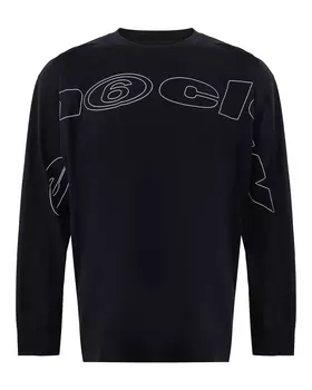 лонгслив с принтом MM6 Maison Margiela