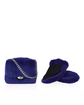 меховая сумка и варежки Kaminsky