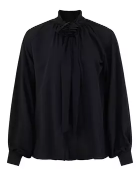 объемная блуза с завязками галстук ACTUALEE