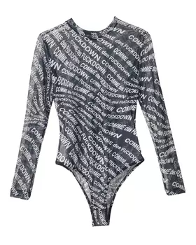 облегающий боди COMME des FUCKDOWN