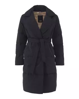 пальто-пуховик из матового нейлона DUNO