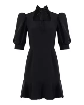 платье мини с завязками на шее ACTUALEE