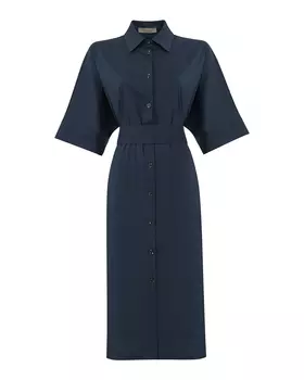 платье-рубашка длины миди с боковыми разрезами D.EXTERIOR