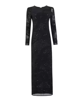 платье с отделкой пайетками P.A.R.O.S.H.