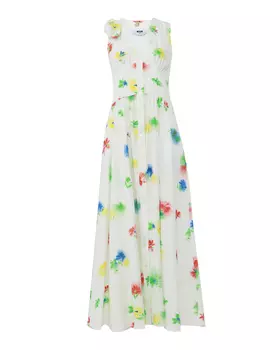 платье с принтом MSGM