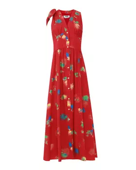 платье с принтом MSGM