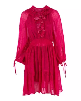 платье с рюшами Sfizio