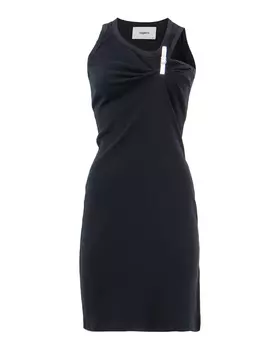 платье со сборками в рубчик COPERNI