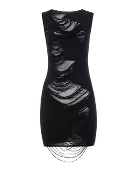 платье со спущенными петлями MM6 Maison Margiela