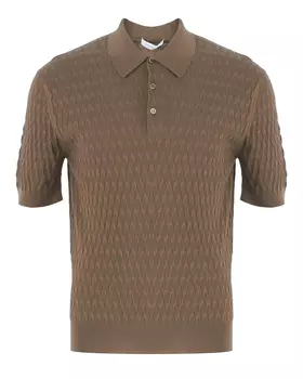 поло из фактурного хлопка CRUCIANI