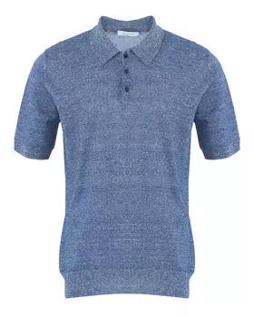 поло из хлопка и льна CRUCIANI