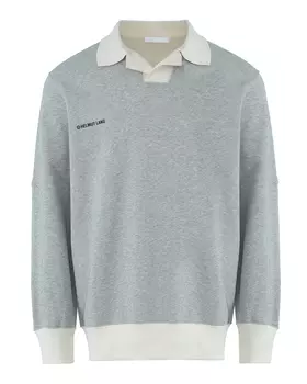 поло из меланжевого хлопка HELMUT LANG