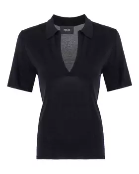 поло из трикотажного шелка Free Age