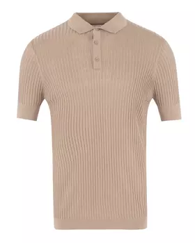 поло из вискозы и льна Antony Morato