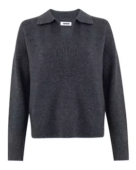 пуловер с отложным воротником GENIOUS
