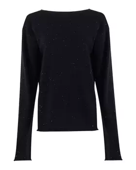 пуловер с отделкой из страз GENIOUS