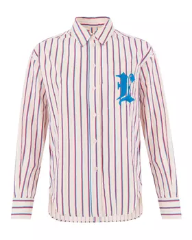 рубашка в полоску и вышивкой Essentiel