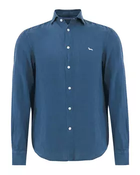 рубашка из льна Harmont & Blaine