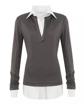 рубашка + пуловер Jacques Wei