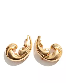 серьги вензеля Marina Fossati