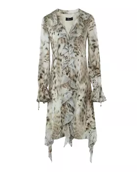 шелковое платье BLUMARINE