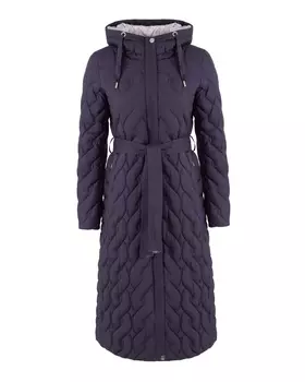 стеганое пальто-пуховик DIEGO M
