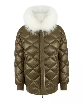 стеганый двусторонний пуховик DIEGO M