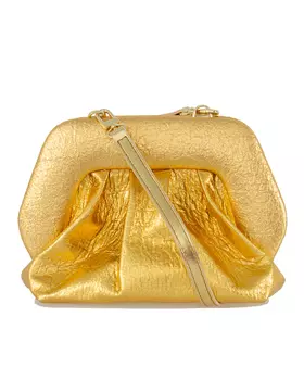 сумка из веганской кожи металлик THE MOIRe