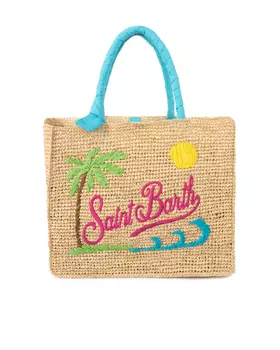 пляжная плетеная сумка MC2 Saint Barth