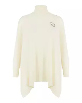 свитер + брошь BEATRICE