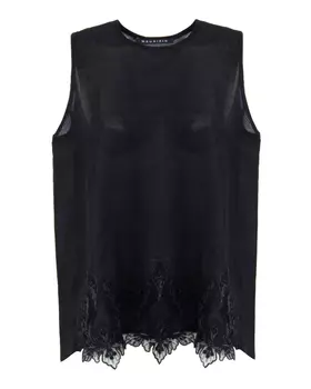 топ из шелка и льна MAURIZIO