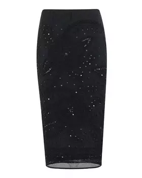 юбка с отделкой пайетками P.A.R.O.S.H.