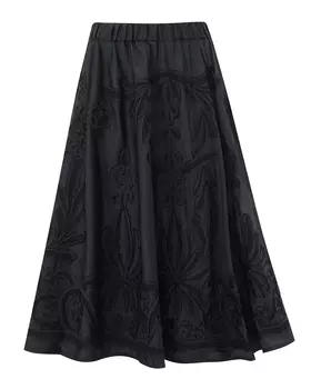 юбка с вышивкой P.A.R.O.S.H.