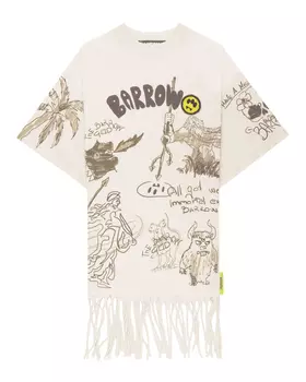 удлиненная футболка BARROW