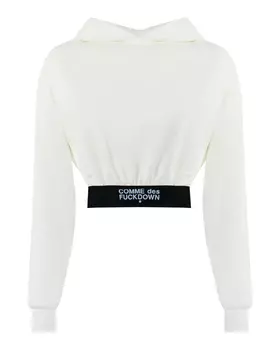 укороченное худи с капюшоном COMME des FUCKDOWN