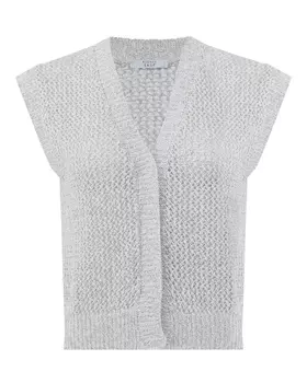 Вязаный кардиган без рукава Peserico EASY