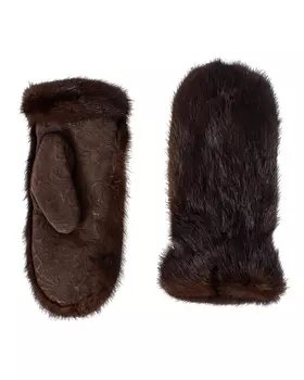 варежки из меха Kaminsky