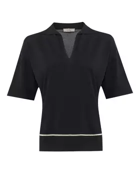 вязаное поло из вискозы D.EXTERIOR