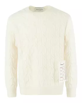 вязаный джемпер из шерсти AMARANTO