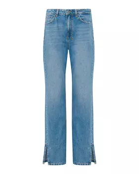 зауженные джинсы с высокой посадкой KSUBI