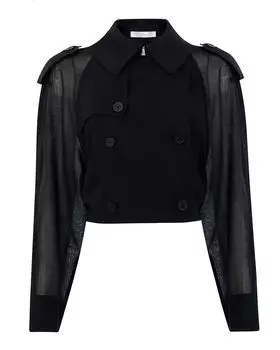 жакет из полупрозрачной ткани HELMUT LANG