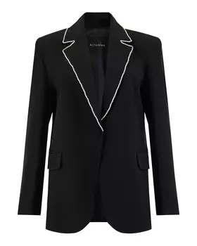 жакет прямого кроя и отделкой стразами ACTUALEE