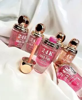 Блеск для губ с коллагеном и золотом