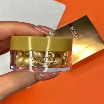 Cыворотка VENZEN для лица с омолаживающим эффектом в капсулах
