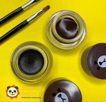 Гелевая подводка для глаз 2 в 1