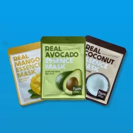 Набор тканевых масок FARMSTAY для лица, 3 штуки