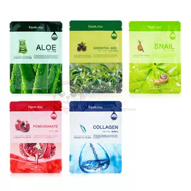 Набор тканевых масок FARMSTAY для лица, 5 штук