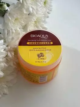 Пиллинг-скатка BIOAQUA для ног с экстрактом масла ши